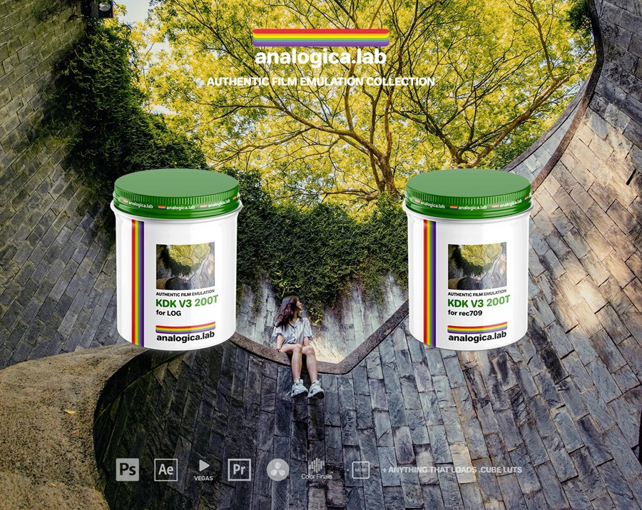 Analogica Lab 复古柯达200T 35MM胶片模拟影视后期调色LUT Analogica Lab - KODAK VISION3 200T Lut 插件预设 sucaiwan.com