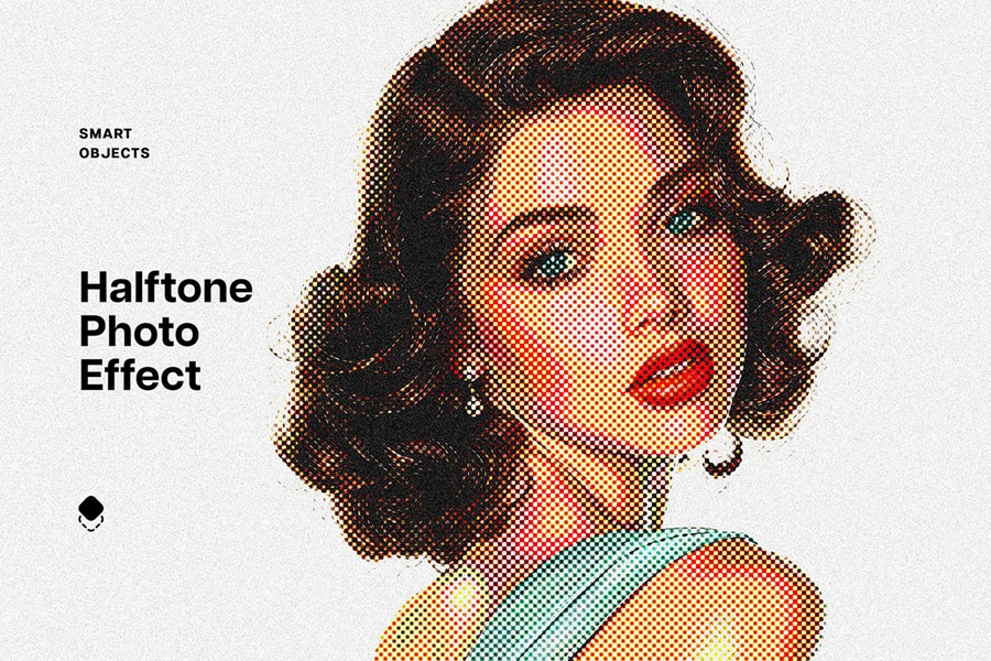 复古半色调照片效果PS模板 Vintage Dotted Halftone Photo Effect 插件预设 第1张-素材湾丨精选海外优质设计素材资源 复古半色调照片效果PS模板 Vintage Dotted Halftone Photo Effect 插件预设 sucaiwan.com