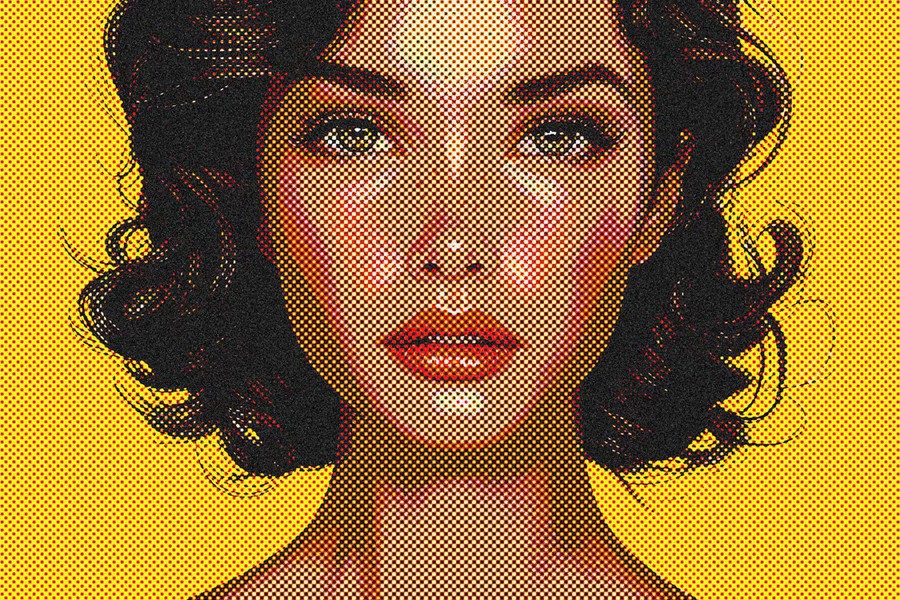 复古半色调照片效果PS模板 Vintage Dotted Halftone Photo Effect 插件预设 第6张-素材湾丨精选海外优质设计素材资源 复古半色调照片效果PS模板 Vintage Dotted Halftone Photo Effect 插件预设 sucaiwan.com