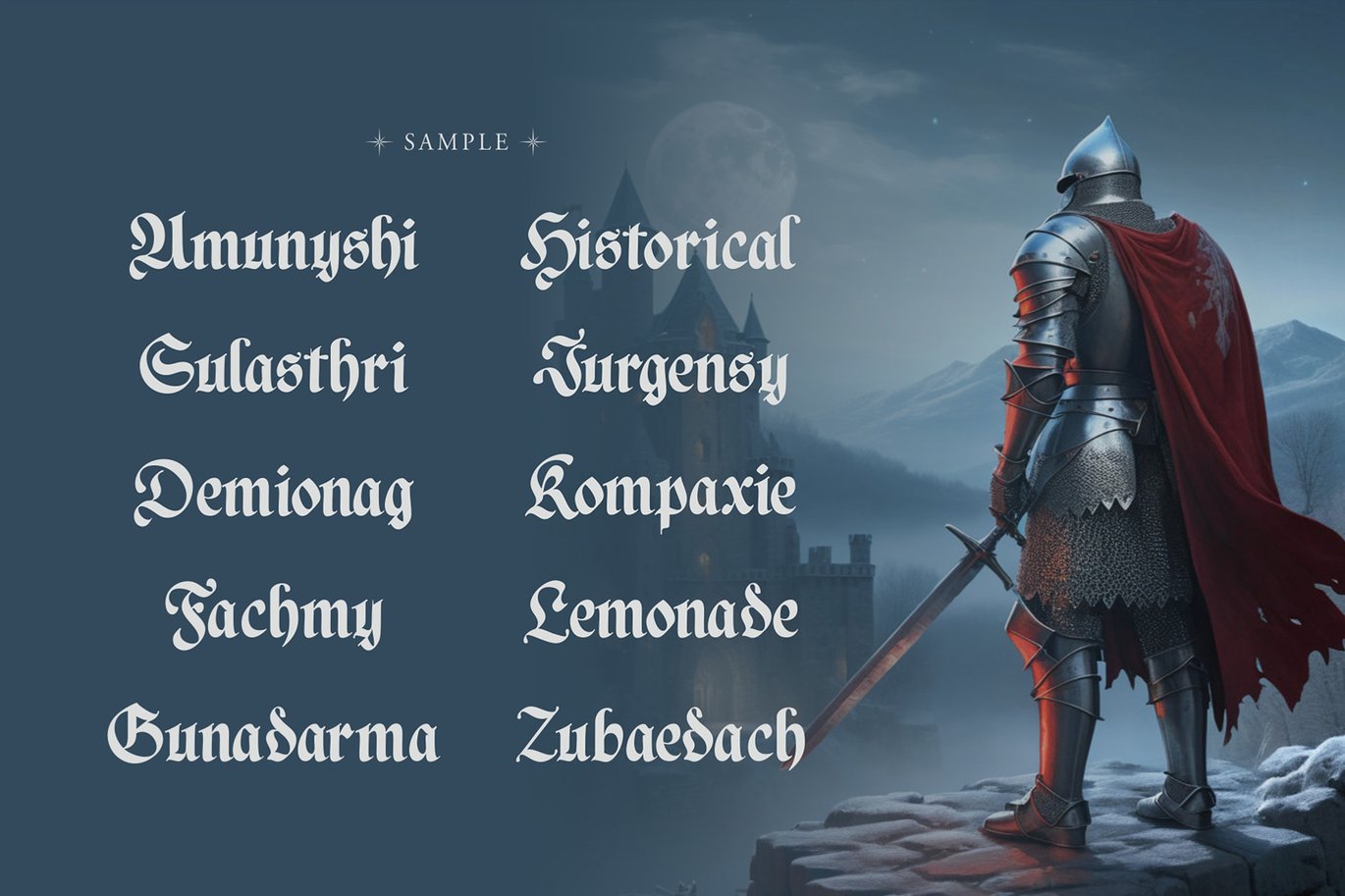 现代怀旧品牌海报电影街头服饰徽标设计装饰英文字体安装包 Basefigh – Medieval Rounded Blackletter Font 设计素材 第11张-素材湾丨精选海外优质设计素材资源 现代怀旧品牌海报电影街头服饰徽标设计装饰英文字体安装包 Basefigh – Medieval Rounded Blackletter Font 设计素材 sucaiwan.com