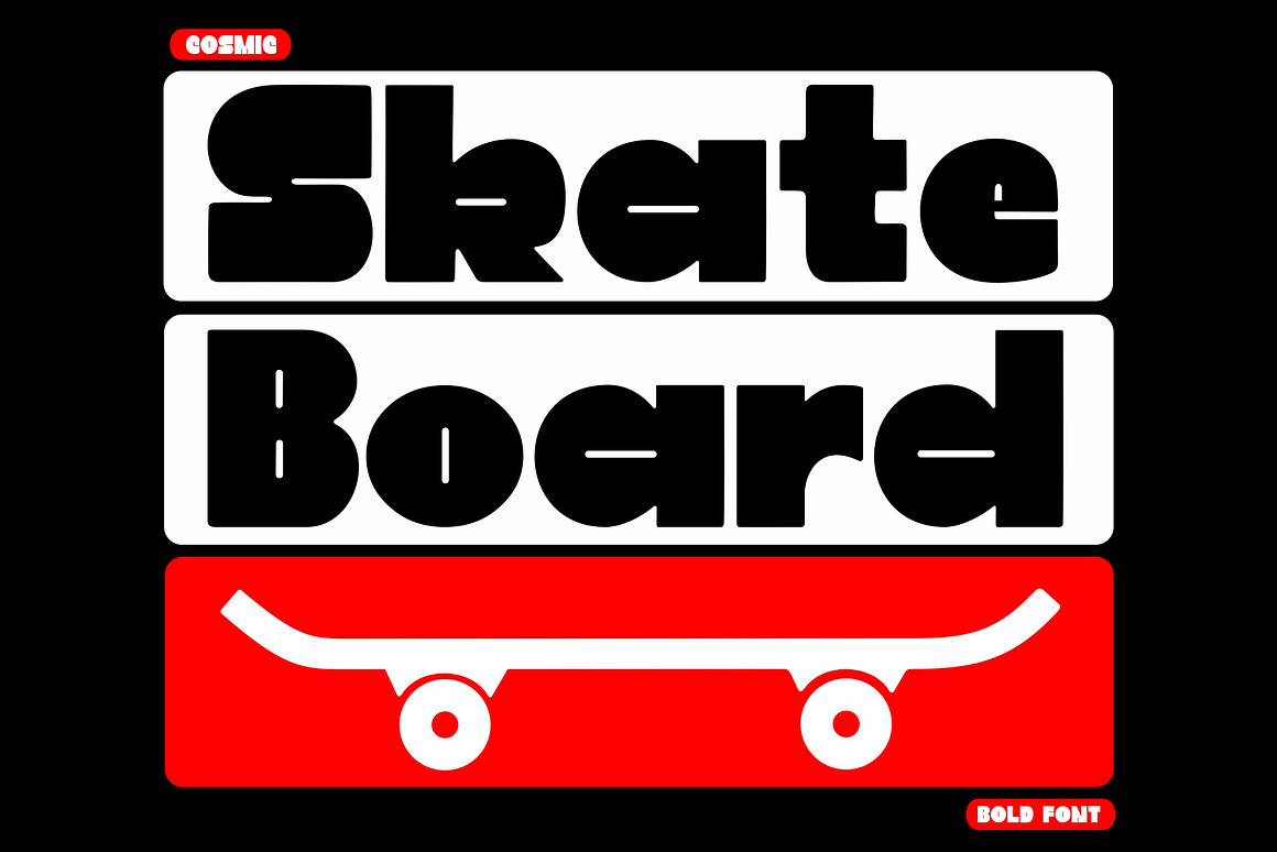 时尚复古杂志海报包装徽标设计无衬线英文字体安装包 Cosmic – Logo Bold Font 设计素材 sucaiwan.com