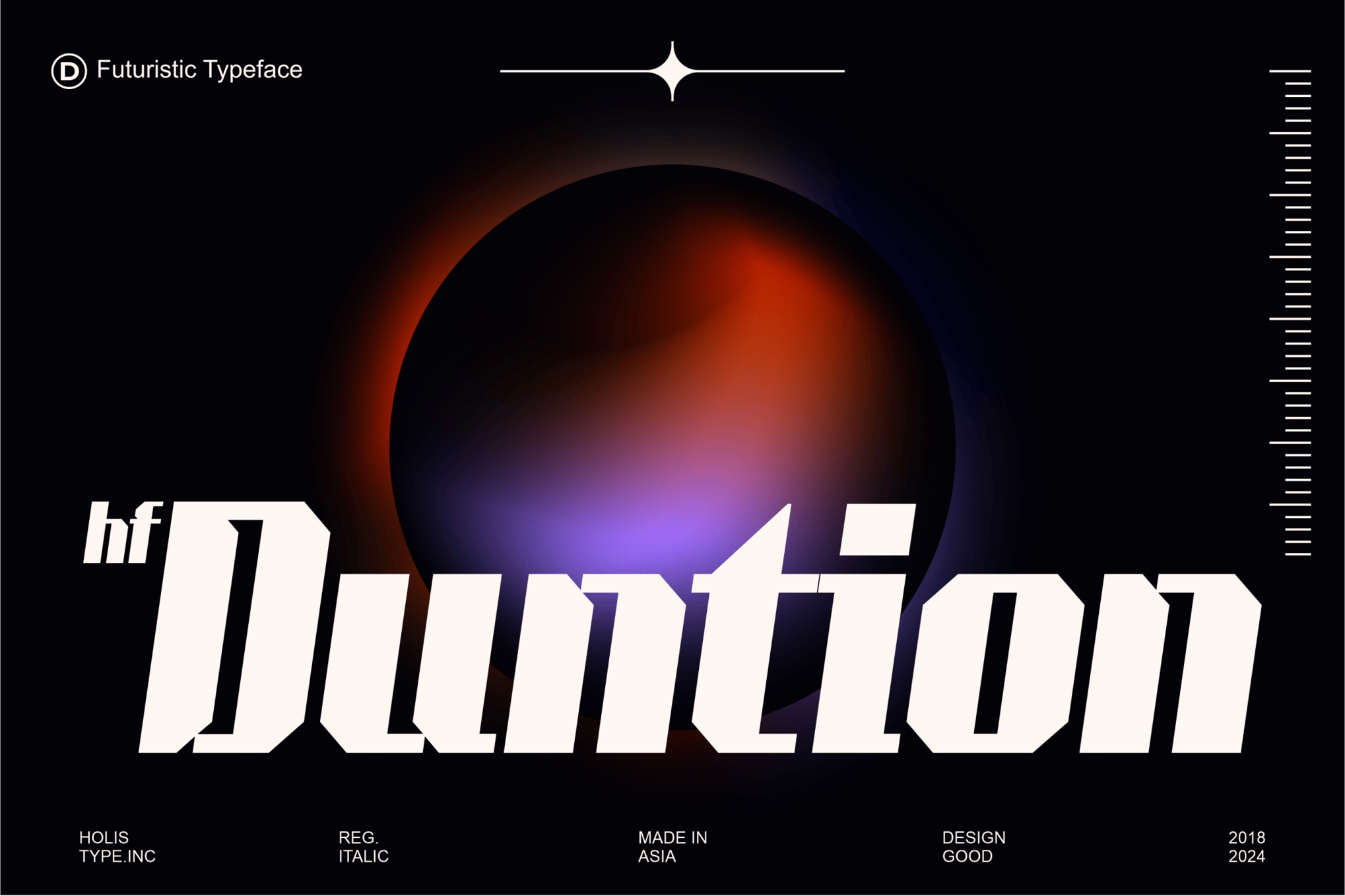 未来派现代杂志海报徽标设计无衬线英文字体安装包 HF Duntion Futuristic 设计素材 sucaiwan.com