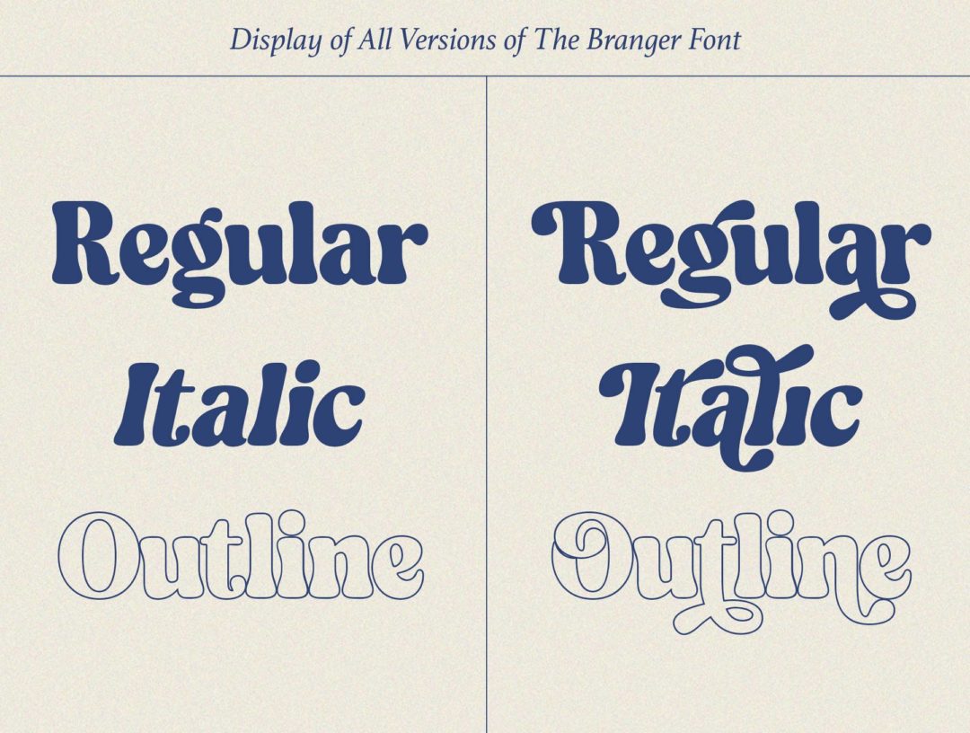 复古圆润海报标题品牌LOGO字体设计粗体衬线英文字体设计素材 Branger Font 设计素材 第6张-素材湾丨精选海外优质设计素材资源 复古圆润海报标题品牌LOGO字体设计粗体衬线英文字体设计素材 Branger Font 设计素材 sucaiwan.com