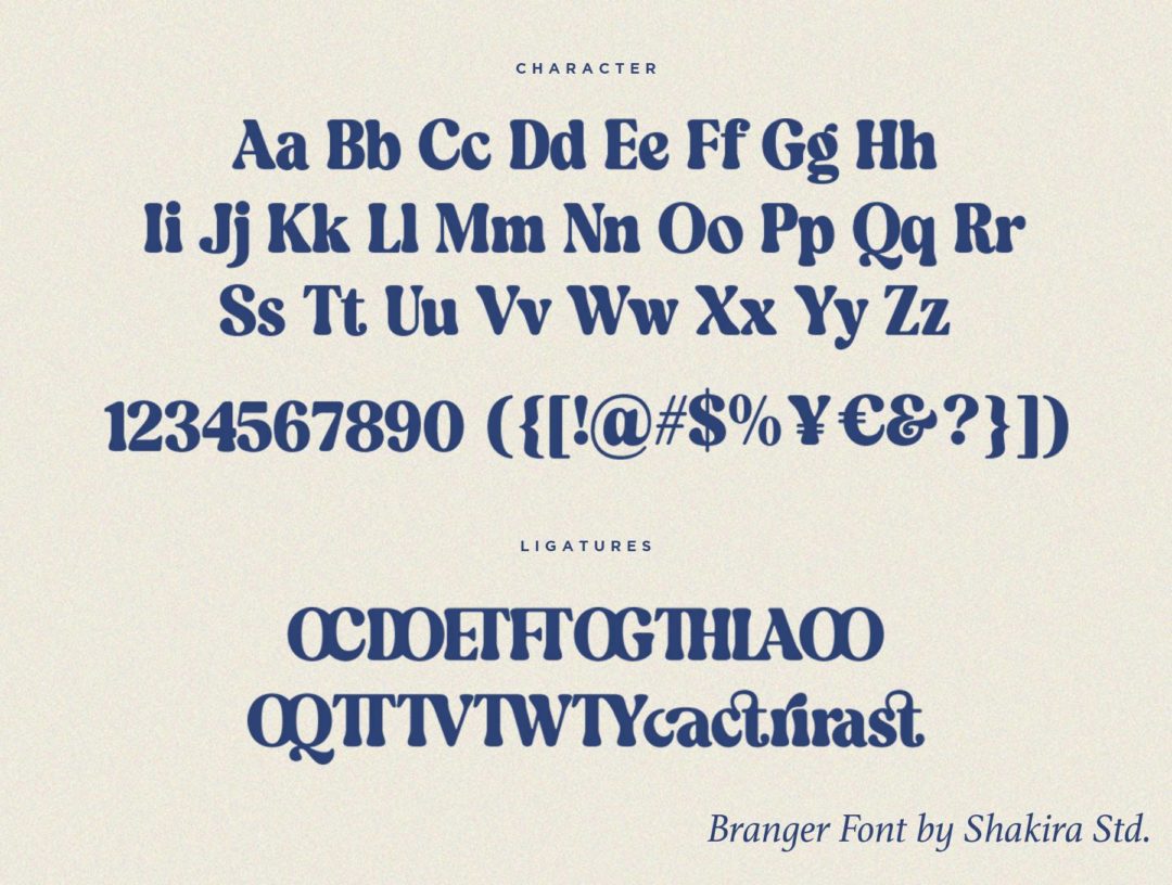 复古圆润海报标题品牌LOGO字体设计粗体衬线英文字体设计素材 Branger Font 设计素材 第8张-素材湾丨精选海外优质设计素材资源 复古圆润海报标题品牌LOGO字体设计粗体衬线英文字体设计素材 Branger Font 设计素材 sucaiwan.com