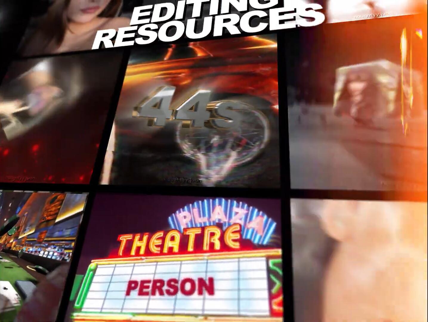 NaughtyyJuan Editing Pack V2 900个嘻哈说唱风格摇晃迷幻爆炸效果预设模型字体覆盖音效 影视音频 sucaiwan.com