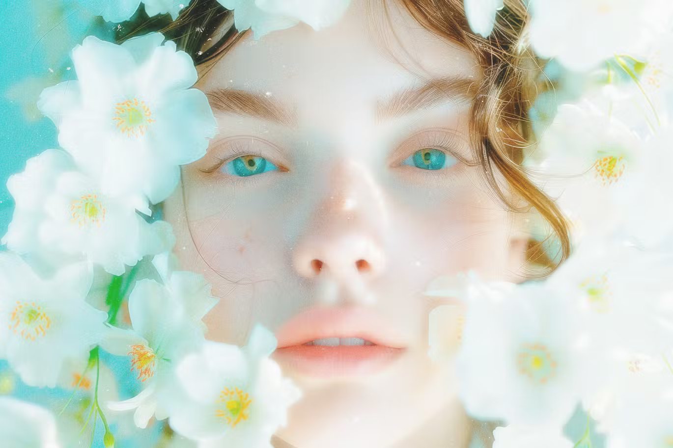 梦幻发光文艺照片效果图层样式Photoshop模板 Dream Glowing Photo Effect 插件预设 sucaiwan.com