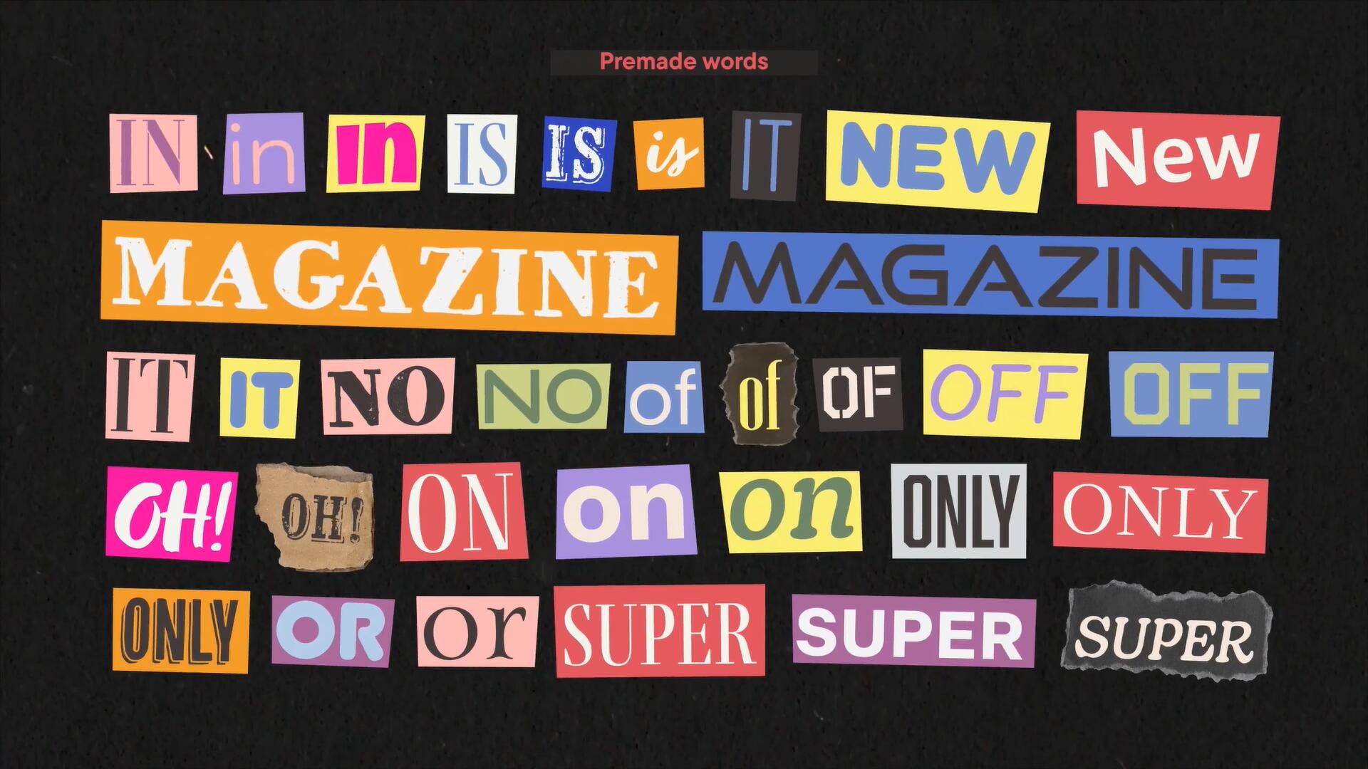 AE模板:复古趣味定格动画美感杂志报纸手工剪撕纸动态拼贴字母海报图形动画素材包 , 第8张-素材湾丨精选海外优质设计素材资源 AE模板:复古趣味定格动画美感杂志报纸手工剪撕纸动态拼贴字母海报图形动画素材包 , sucaiwan.com