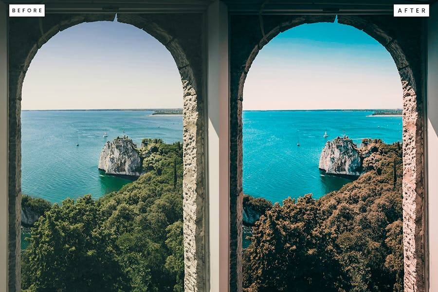 复古怀旧赛博朋克皮肤润饰摄影照片调色Lightroom预设 Nature Beach Lightroom Presets 插件预设 第4张-素材湾丨精选海外优质设计素材资源 复古怀旧赛博朋克皮肤润饰摄影照片调色Lightroom预设 Nature Beach Lightroom Presets 插件预设 sucaiwan.com