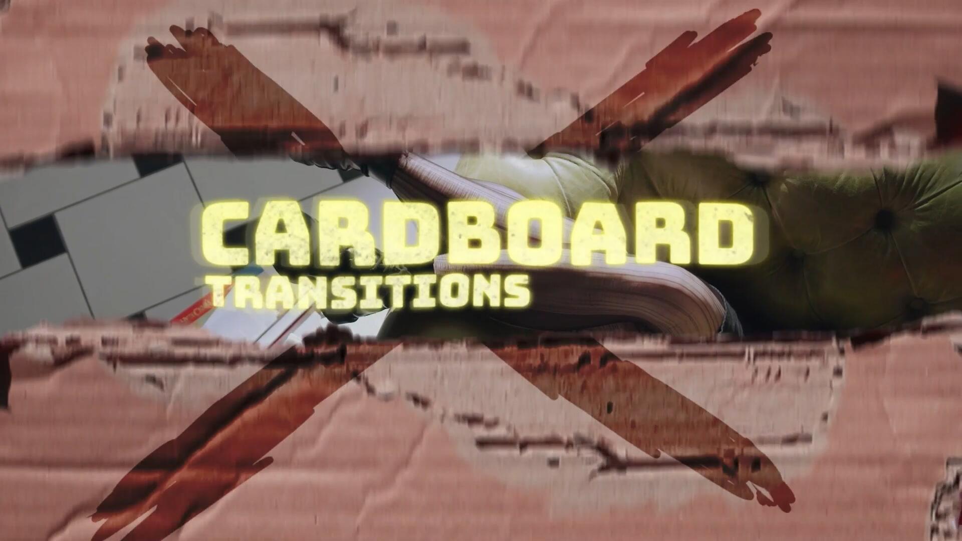 FCPX插件：复古做旧废弃瓦楞纸撕裂破碎纸板牛皮纸无缝转场 , sucaiwan.com