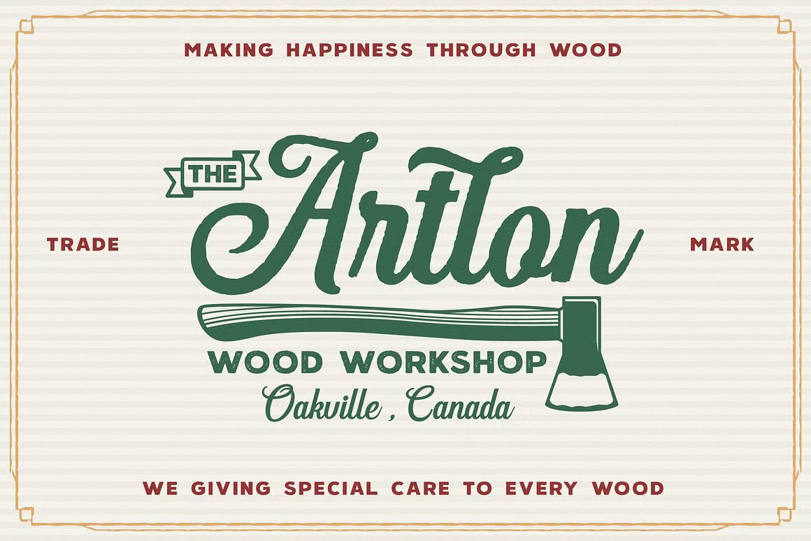 复古字体二重奏产品包装/标题/海报/商品/社交媒体/无衬线/脚本字体/图标 Hanleth vintage font duo 设计素材 第5张-素材湾丨精选海外优质设计素材资源 复古字体二重奏产品包装/标题/海报/商品/社交媒体/无衬线/脚本字体/图标 Hanleth vintage font duo 设计素材 sucaiwan.com