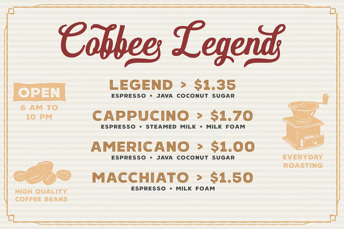 复古字体二重奏产品包装/标题/海报/商品/社交媒体/无衬线/脚本字体/图标 Hanleth vintage font duo 设计素材 第7张-素材湾丨精选海外优质设计素材资源 复古字体二重奏产品包装/标题/海报/商品/社交媒体/无衬线/脚本字体/图标 Hanleth vintage font duo 设计素材 sucaiwan.com