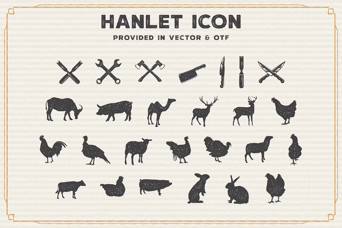 复古字体二重奏产品包装/标题/海报/商品/社交媒体/无衬线/脚本字体/图标 Hanleth vintage font duo 设计素材 第11张-素材湾丨精选海外优质设计素材资源 复古字体二重奏产品包装/标题/海报/商品/社交媒体/无衬线/脚本字体/图标 Hanleth vintage font duo 设计素材 sucaiwan.com