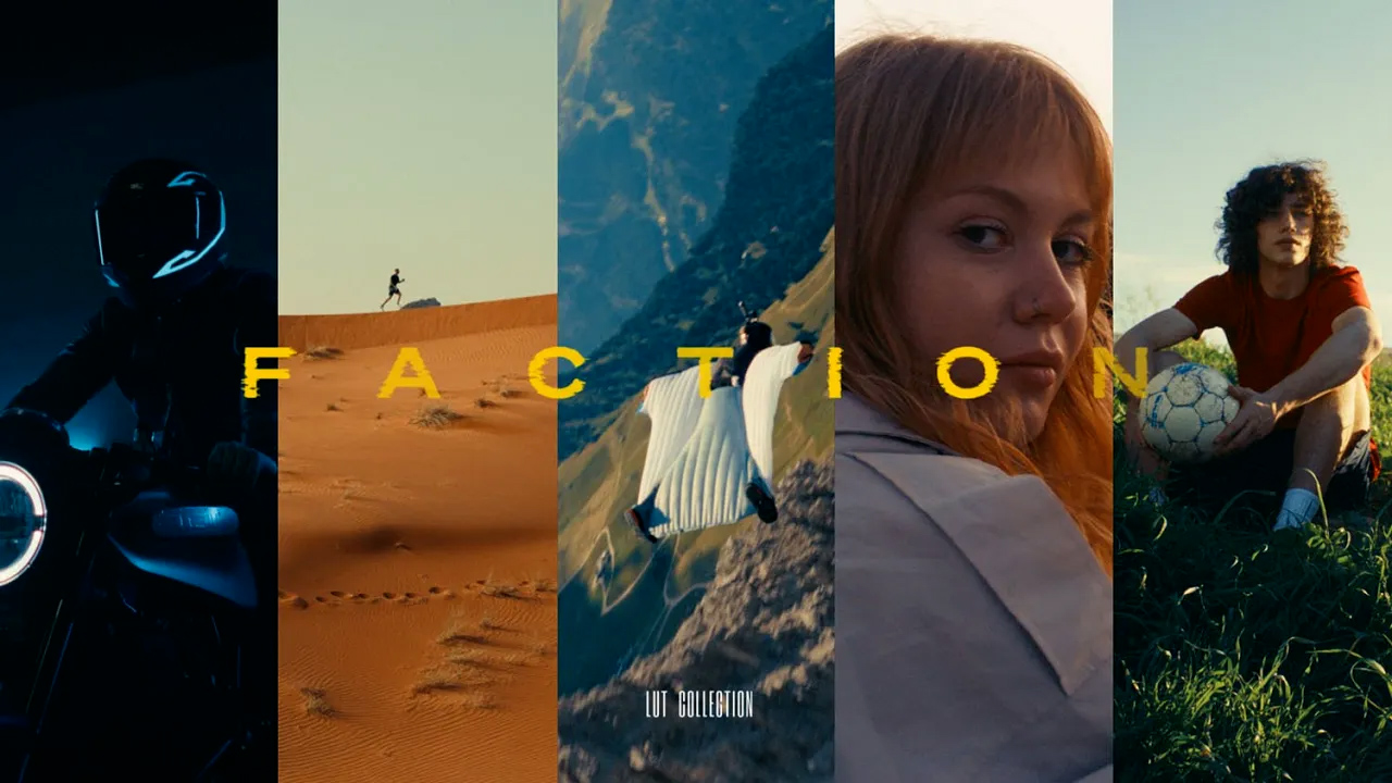 Gamut - Faction 6个商业好莱坞经典电影美学蓝绿橙色彩调色模拟后期LUT 插件预设 sucaiwan.com