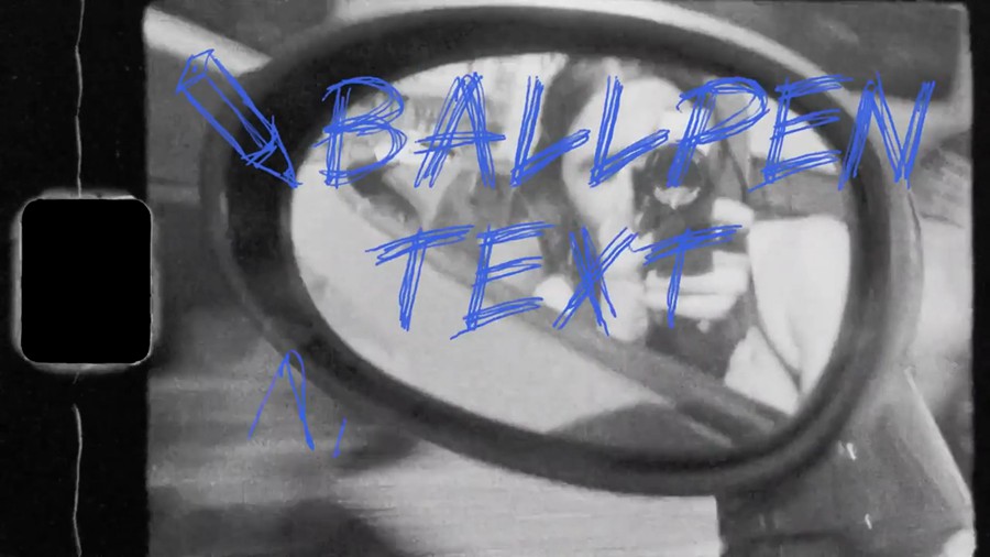 PR模板：一系列圆珠笔手绘涂鸦时尚字母/符号/数字动画效果PR模板 影视音频 sucaiwan.com