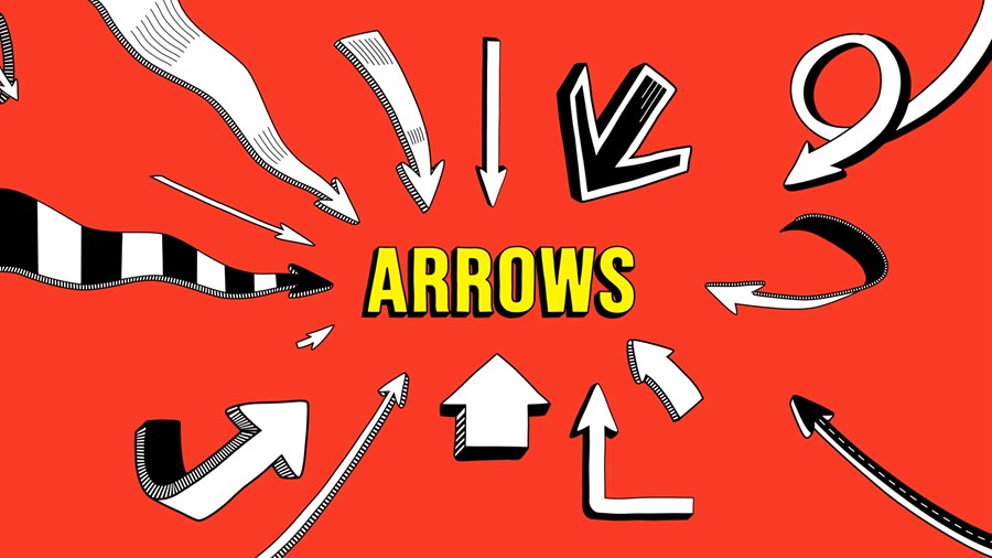 22个卡通箭头标题动画PR模板 Cartoon Arrows And Titles 影视音频 sucaiwan.com