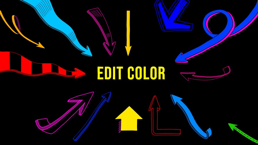 22个卡通箭头标题动画PR模板 Cartoon Arrows And Titles 影视音频 sucaiwan.com