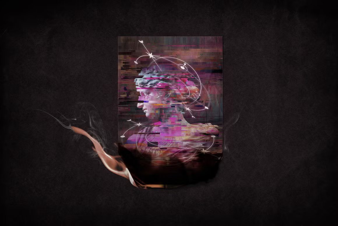 191款未来主义抽象故障插图作品/原创雕塑/故障雕塑/故障背景/扭曲线条元素/现代视觉失真毛刺效果海报设计故障元素 GLITCH SCULPTURES COLLECTION 图片素材 第16张-素材湾丨精选海外优质设计素材资源 191款未来主义抽象故障插图作品/原创雕塑/故障雕塑/故障背景/扭曲线条元素/现代视觉失真毛刺效果海报设计故障元素 GLITCH SCULPTURES COLLECTION 图片素材 sucaiwan.com