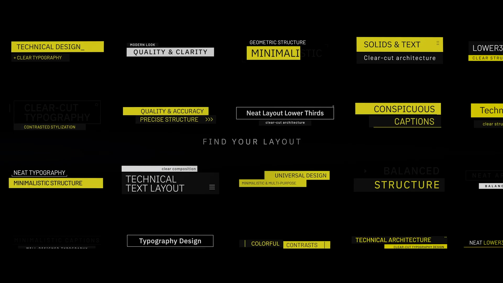 MotionVFX - mLowers Bar 50种视频开场场景人物介绍标题图形叠加层动画FCPX插件 , sucaiwan.com