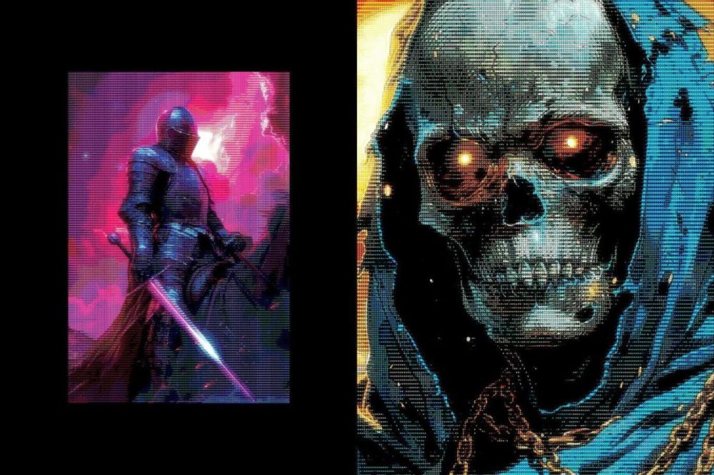 复古8位图像素风CRT屏幕显示模拟照片效果PS特效滤镜样机 Retro Console Photo Effect 插件预设 sucaiwan.com