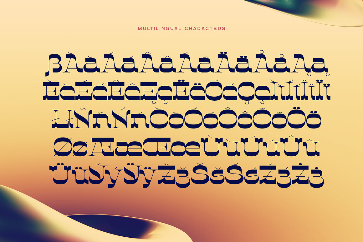 时尚优雅杂志海报徽标设计衬线英文字体安装包 Nova Desert — Original Style font 设计素材 sucaiwan.com
