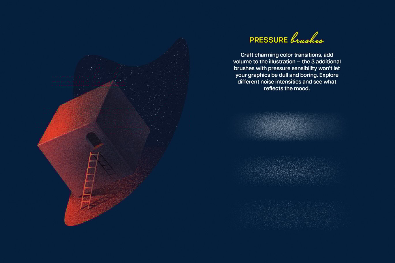 15款创意颗粒噪点数字绘画艺术效果PS笔刷画笔设计素材 Misterio Shader Photoshop Brushes 笔刷资源 sucaiwan.com