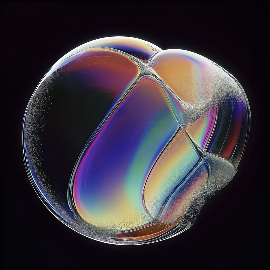 29款未来科幻多彩渐变流体肥皂泡气泡圆球4K高清PNG免抠图设计素材 Vivid Spheroids 图片素材 sucaiwan.com