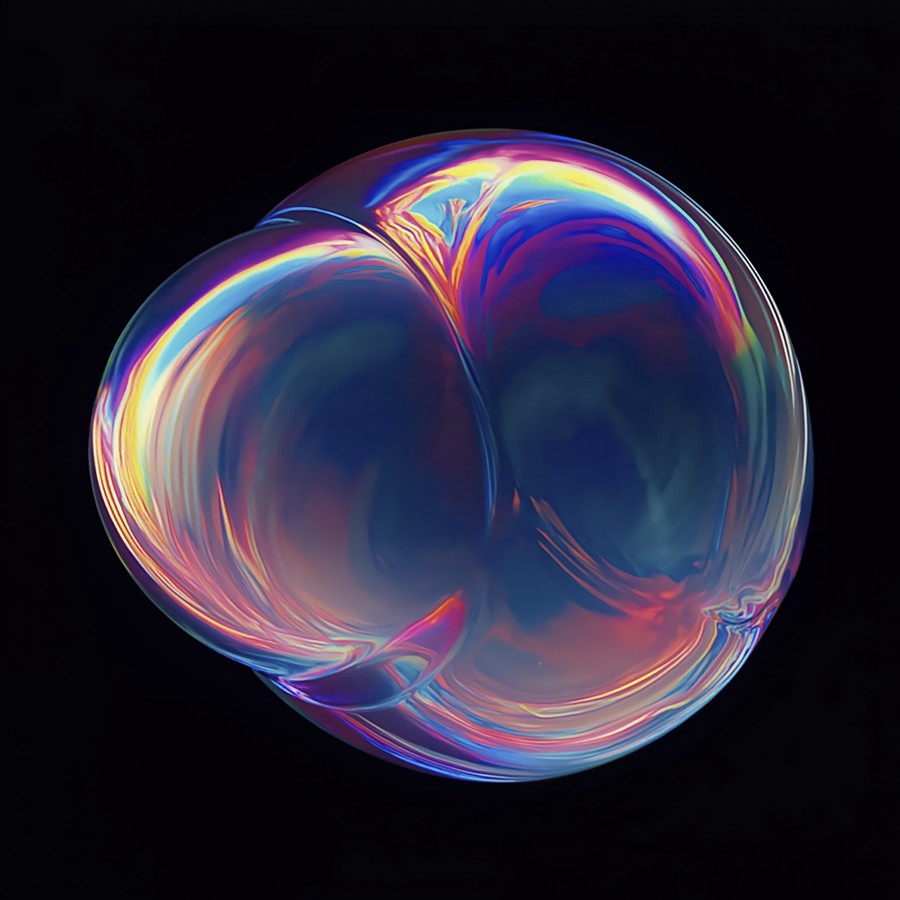 29款未来科幻多彩渐变流体肥皂泡气泡圆球4K高清PNG免抠图设计素材 Vivid Spheroids 图片素材 sucaiwan.com