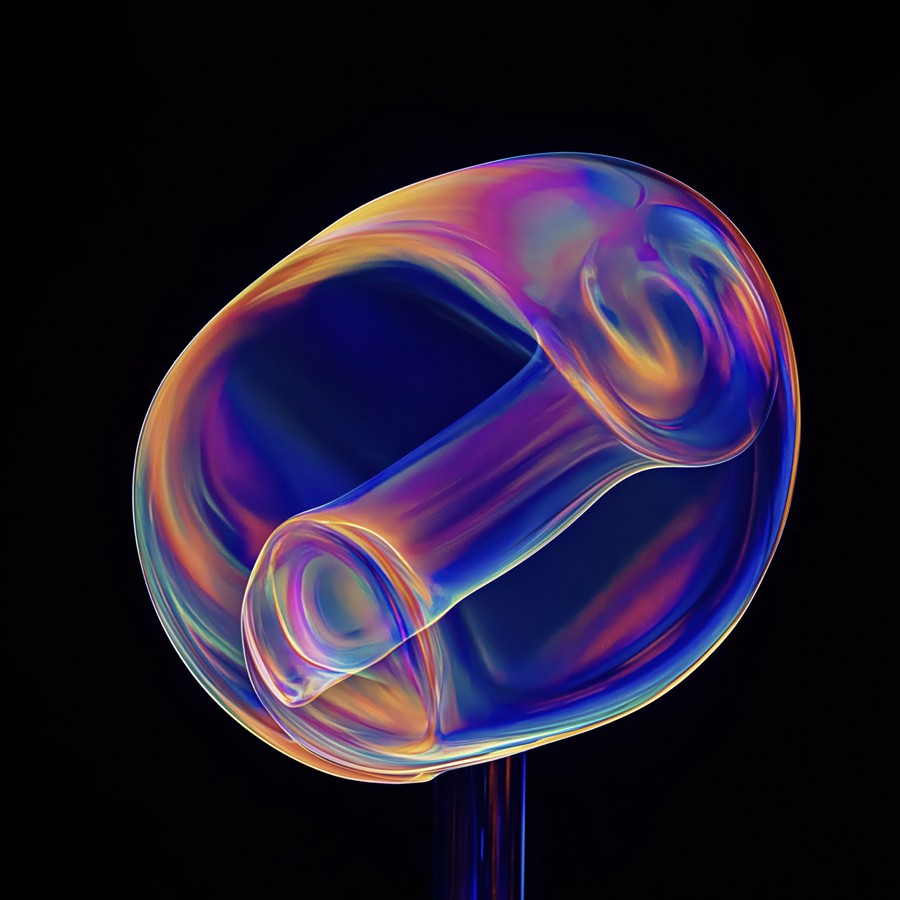 29款未来科幻多彩渐变流体肥皂泡气泡圆球4K高清PNG免抠图设计素材 Vivid Spheroids 图片素材 sucaiwan.com