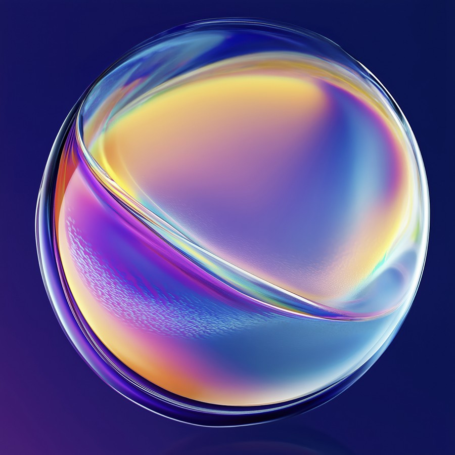 29款未来科幻多彩渐变流体肥皂泡气泡圆球4K高清PNG免抠图设计素材 Vivid Spheroids 图片素材 sucaiwan.com