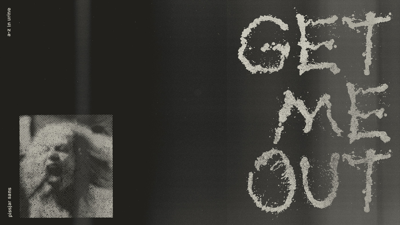 英文字体：复古液体泼溅泼洒飞溅独特抽象Logo海报排版设计装饰无衬线装饰字体 Pissjar Sans Typeface , sucaiwan.com