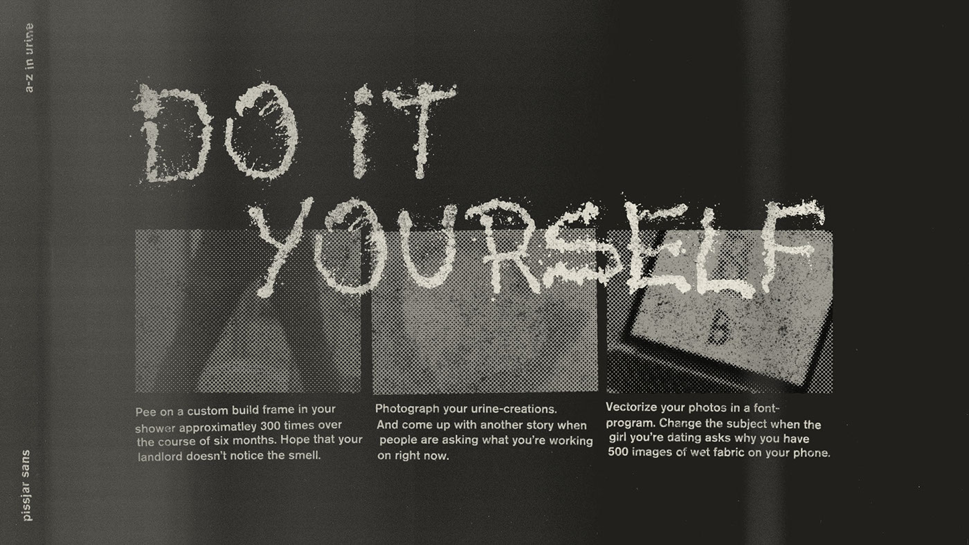 英文字体：复古液体泼溅泼洒飞溅独特抽象Logo海报排版设计装饰无衬线装饰字体 Pissjar Sans Typeface , sucaiwan.com