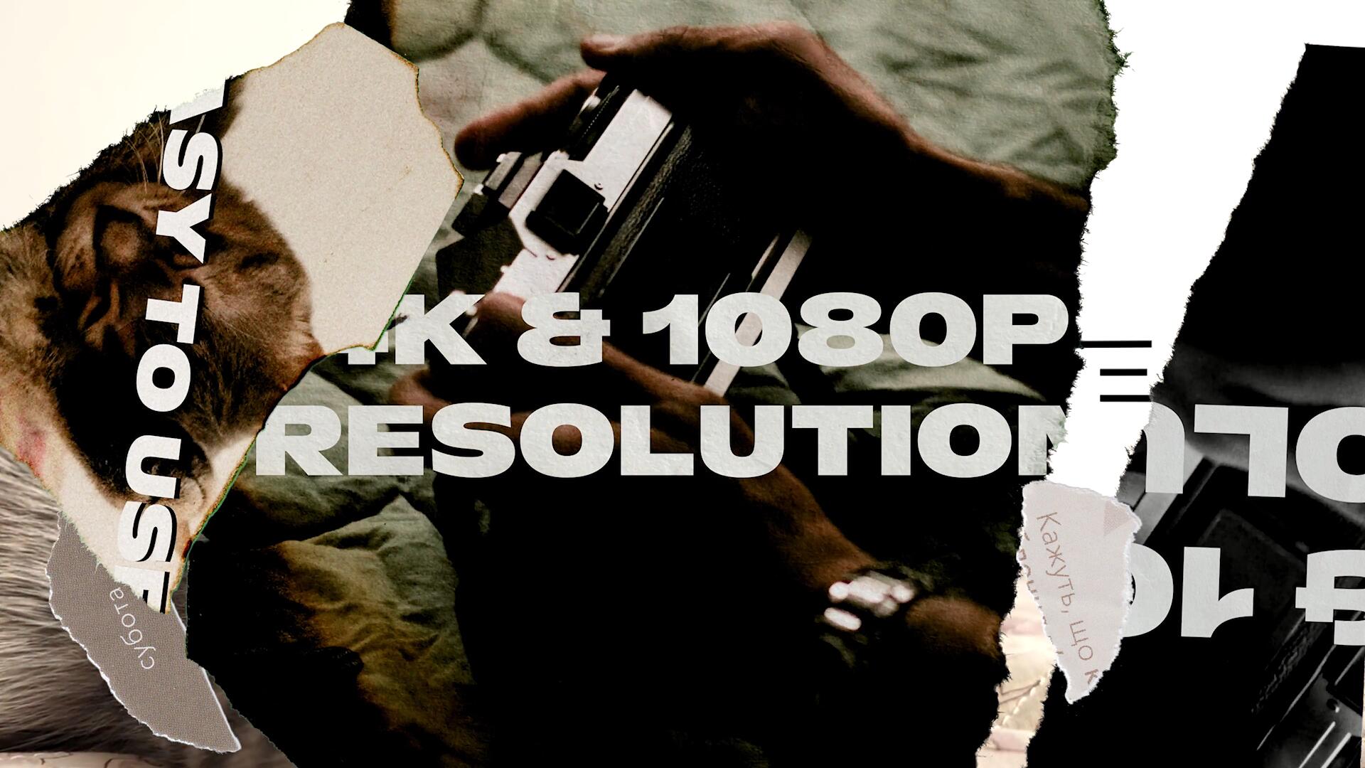 PR模板：10个混合媒体拼贴涂鸦美学邋遢风格粗糙纸质纹理艺术转场动画 , sucaiwan.com