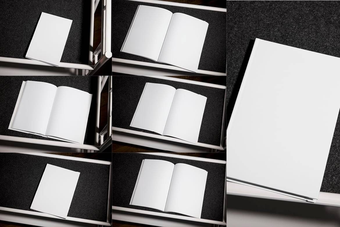 20款真实书籍画册杂志明信片折页设计展示效果图PS贴图样机模板 Magazines, books and paper bundle 样机素材 第4张-素材湾丨精选海外优质设计素材资源 20款真实书籍画册杂志明信片折页设计展示效果图PS贴图样机模板 Magazines, books and paper bundle 样机素材 sucaiwan.com