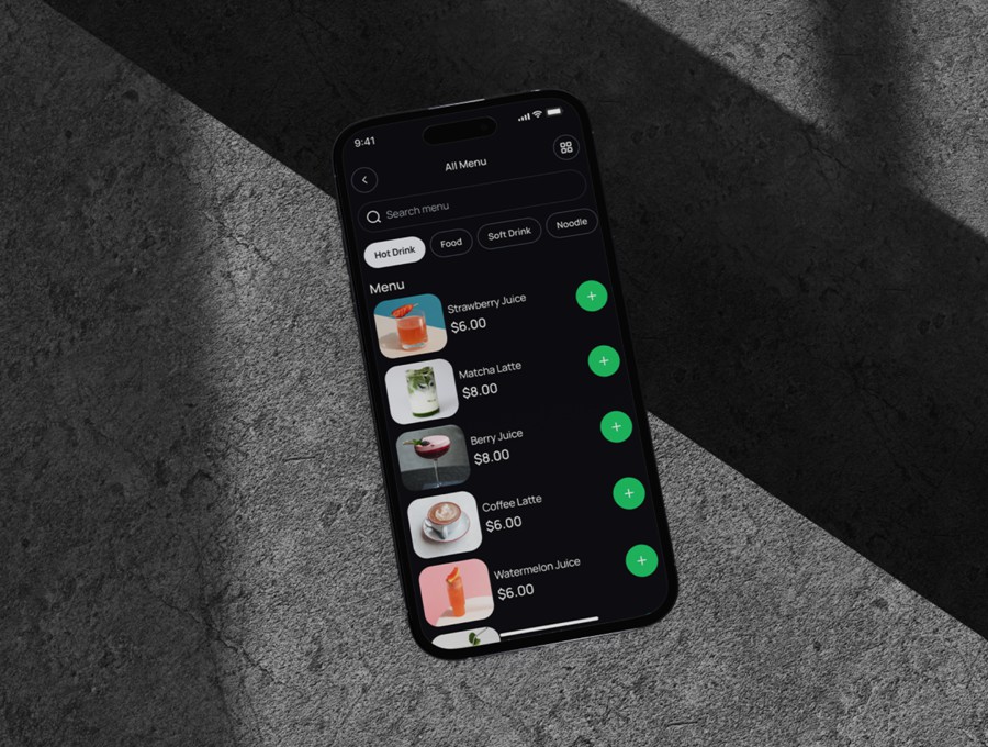 84+屏双配色果汁饮料咖啡在线下单购买APP UI界面设计Figma模板套件 Posify – Mobile Point of Sale UI KIT APP UI 第7张-素材湾丨精选海外优质设计素材资源 84+屏双配色果汁饮料咖啡在线下单购买APP UI界面设计Figma模板套件 Posify – Mobile Point of Sale UI KIT APP UI sucaiwan.com