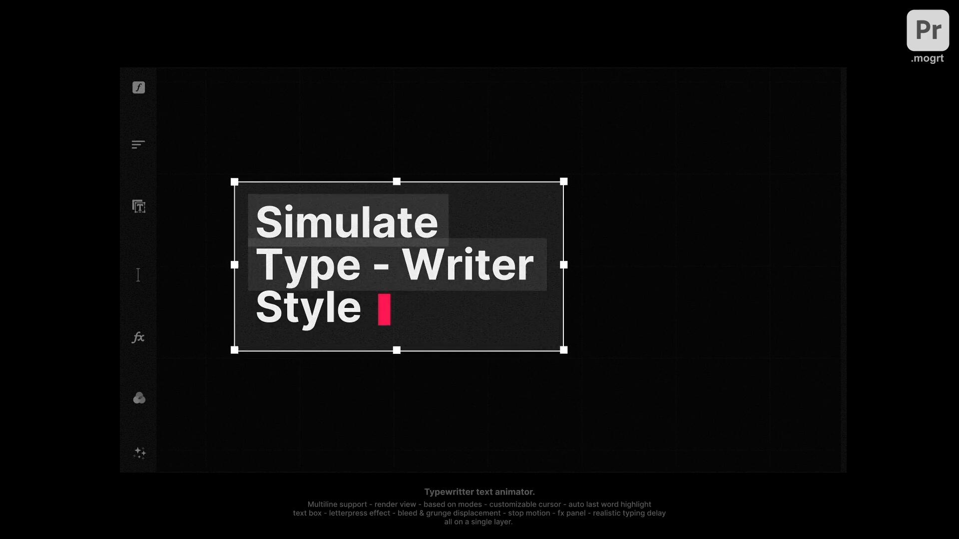 PR预设:自定义光标移动老式墨迹出血定格动画信号损坏文本动画+音效 , 第2张-素材湾丨精选海外优质设计素材资源 PR预设:自定义光标移动老式墨迹出血定格动画信号损坏文本动画+音效 , sucaiwan.com