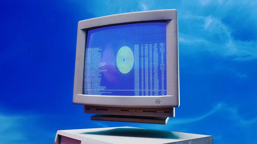 AE模板：复古Y2K风格CD唱片光盘艺术CRT旧电脑屏幕动画视频模板 Cyber Trip Y2K Intro 影视音频 sucaiwan.com