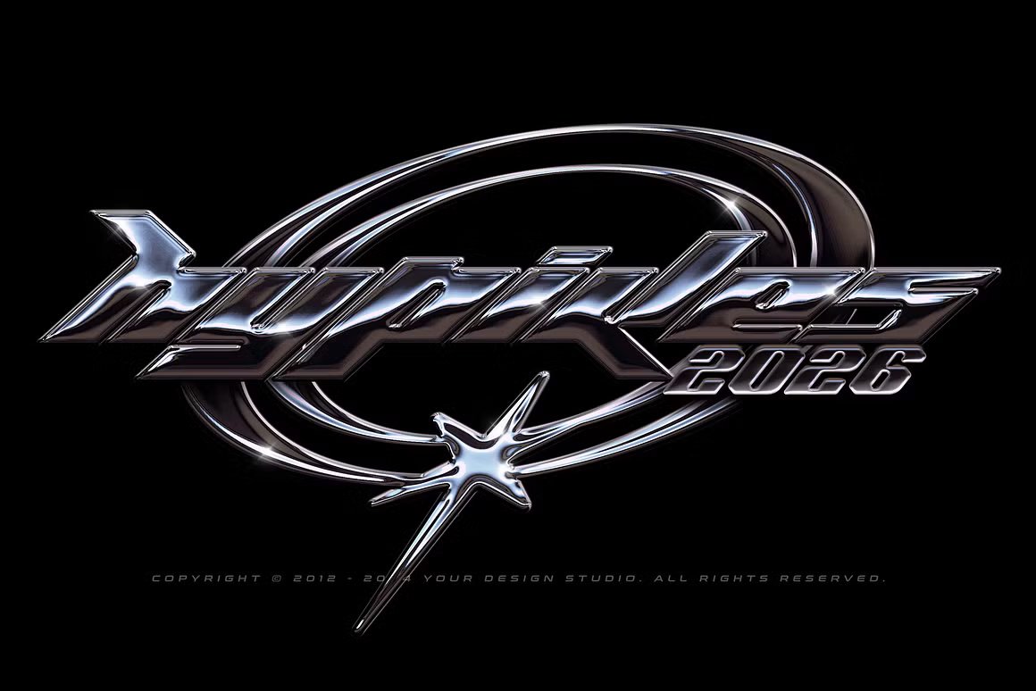 复古Y2K千禧年美学金属质感3D酸性镀铬LOGO形状标题文字特效样机PSD源文件Y2K Chrome Text Effects Vol.2 插件预设 第8张-素材湾丨精选海外优质设计素材资源 复古Y2K千禧年美学金属质感3D酸性镀铬LOGO形状标题文字特效样机PSD源文件Y2K Chrome Text Effects Vol.2 插件预设 sucaiwan.com