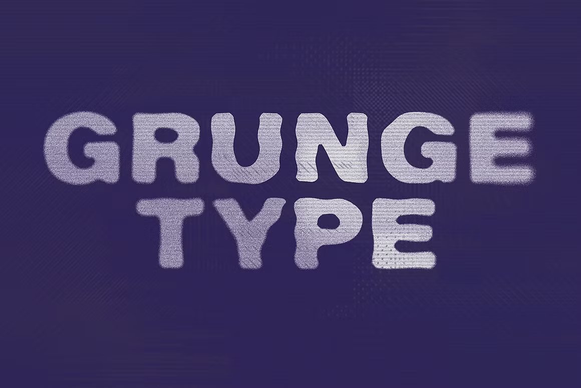 街头风格垃圾粗糙扭曲变形文字效果Photoshop模板 Street Style Grunge Text Effects 插件预设 sucaiwan.com