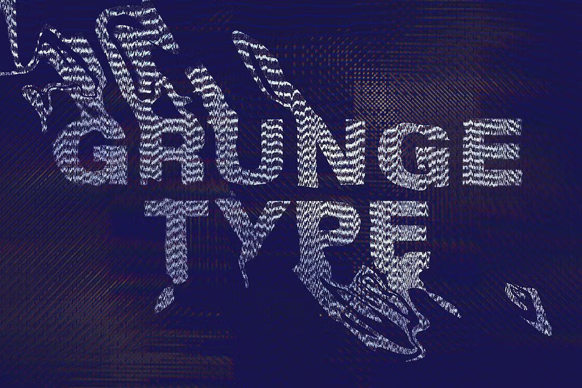 街头风格垃圾粗糙扭曲变形文字效果Photoshop模板 Street Style Grunge Text Effects 插件预设 sucaiwan.com