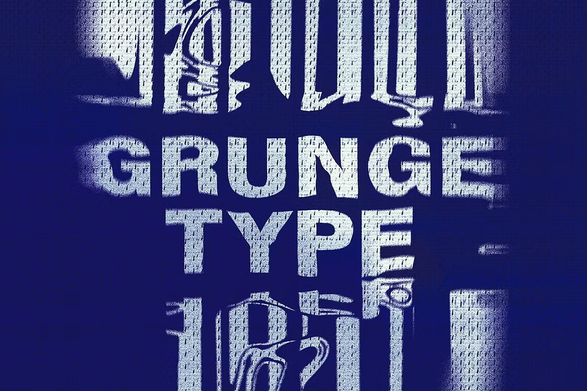 街头风格垃圾粗糙扭曲变形文字效果Photoshop模板 Street Style Grunge Text Effects 插件预设 sucaiwan.com