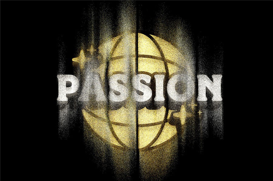 3款潮流复古颗粒尘埃动感沙尘暴朋克故障风扭曲模糊ps特效样机 Sandstorm Distortion Photo Effect , sucaiwan.com