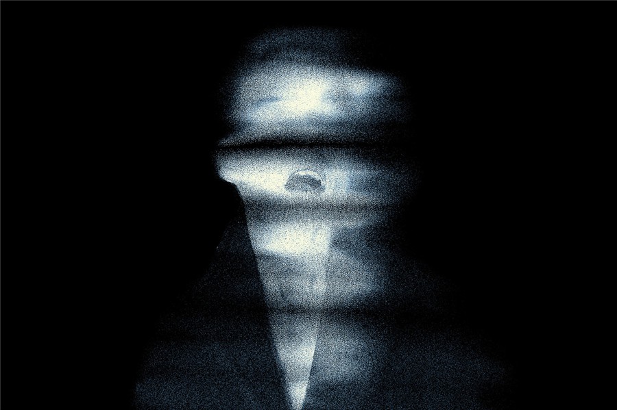 3款潮流复古颗粒尘埃动感沙尘暴朋克故障风扭曲模糊ps特效样机 Sandstorm Distortion Photo Effect , sucaiwan.com