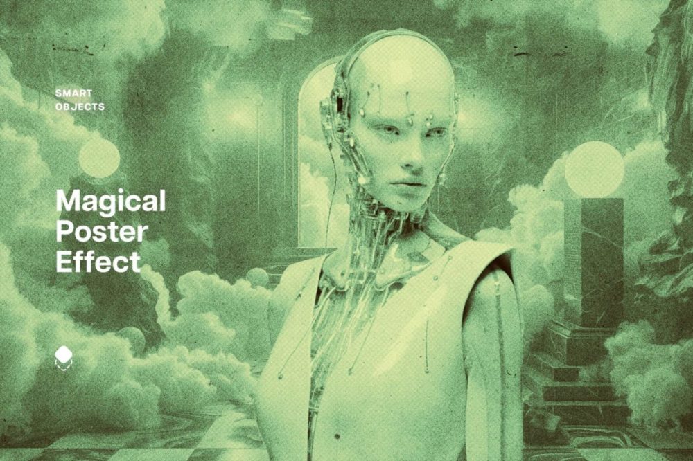 复古颗粒半色调老式怀旧海报照片效果PSD特效样机 Magical Poster Photo Effect 插件预设 第1张-素材湾丨精选海外优质设计素材资源 复古颗粒半色调老式怀旧海报照片效果PSD特效样机 Magical Poster Photo Effect 插件预设 sucaiwan.com