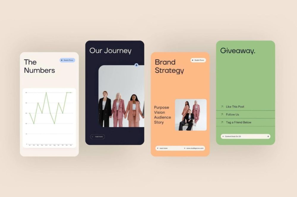 时尚简约INS风品牌推广社交媒体公众号推文电商海报设计Canva模板素材 BUSINESS — Instagram Templates 幻灯图表 第3张-素材湾丨精选海外优质设计素材资源 时尚简约INS风品牌推广社交媒体公众号推文电商海报设计Canva模板素材 BUSINESS — Instagram Templates 幻灯图表 sucaiwan.com