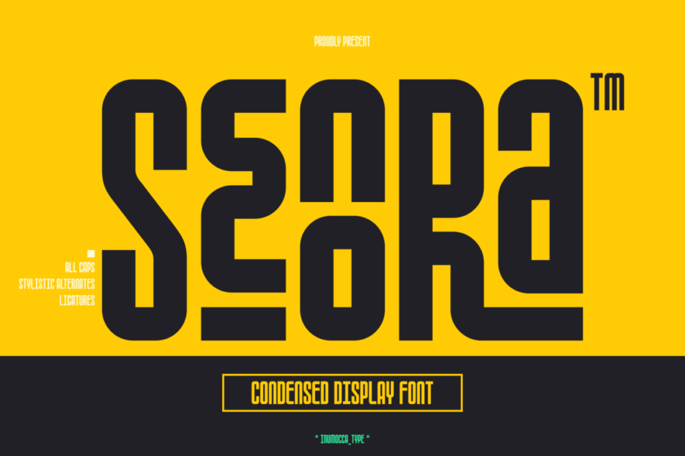 时尚复古杂志品牌海报婚礼请柬网站界面设计无衬线英文字体安装包 Senora 设计素材 第1张-素材湾丨精选海外优质设计素材资源 时尚复古杂志品牌海报婚礼请柬网站界面设计无衬线英文字体安装包 Senora 设计素材 sucaiwan.com