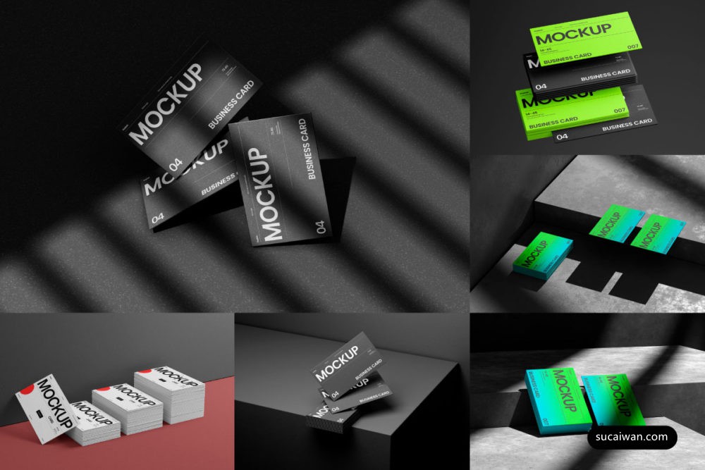 13款时尚Logo品牌Vi设计商务名片卡片设计PS智能贴图效果图样机模板素材 East Graphics – Business Card Mockup Vol 2 , 第1张-素材湾丨精选海外优质设计素材资源 13款时尚Logo品牌Vi设计商务名片卡片设计PS智能贴图效果图样机模板素材 East Graphics – Business Card Mockup Vol 2 , sucaiwan.com