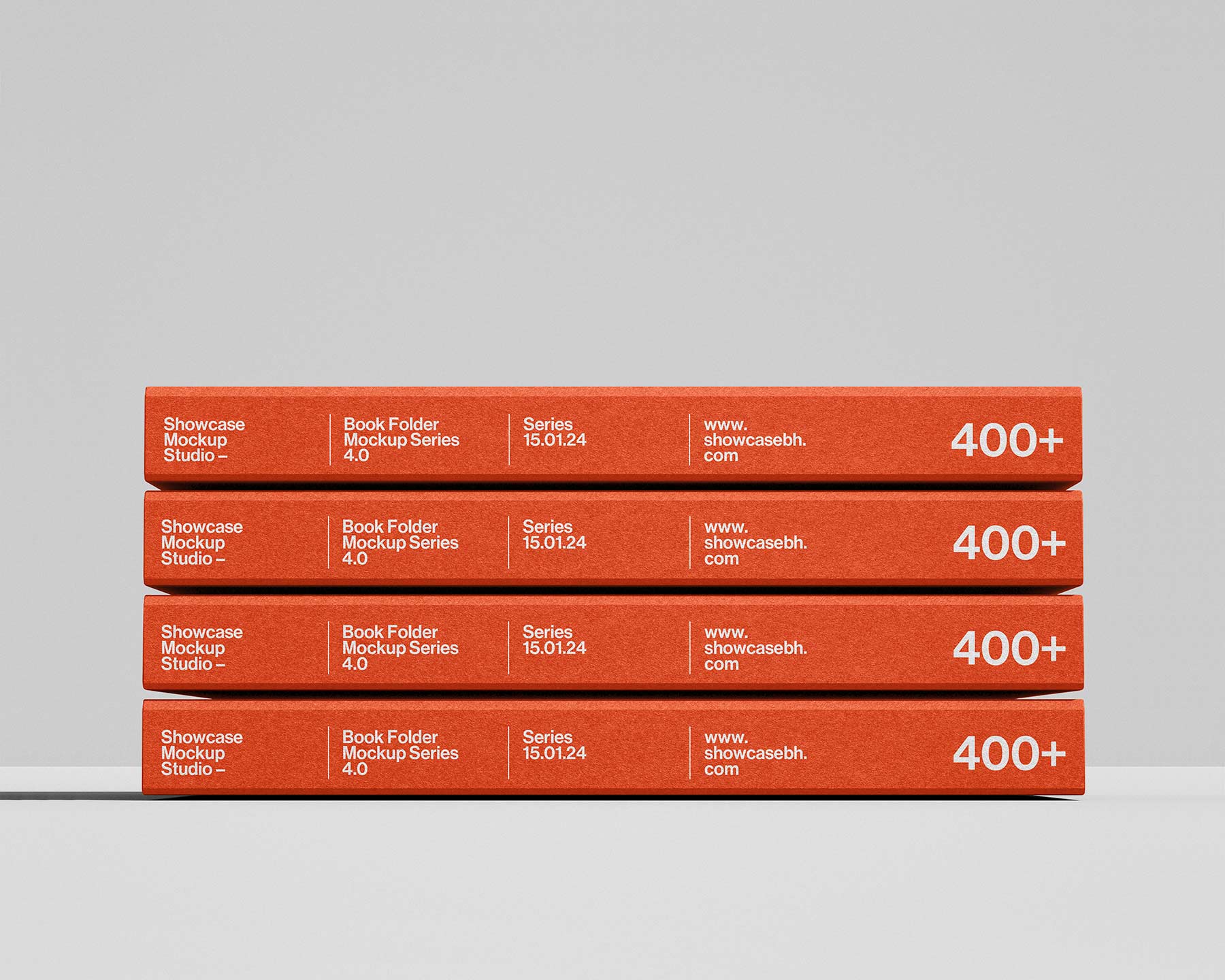 11款高级精装书籍画册硬纸板包装盒设计展示效果图PS贴图样机模板素材 BF4_Book Folder Mockup Bundle by Showcase Mockup 样机素材 sucaiwan.com