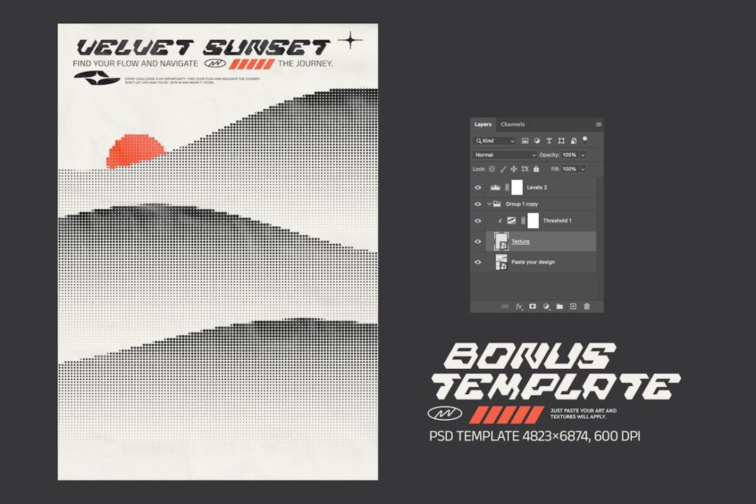 96款黑白波浪半色调颗粒圆点日落山峰场景抽象艺术AI矢量设计素材 96 Wavy Transition landscapes 图片素材 第2张-素材湾丨精选海外优质设计素材资源 96款黑白波浪半色调颗粒圆点日落山峰场景抽象艺术AI矢量设计素材 96 Wavy Transition landscapes 图片素材 sucaiwan.com