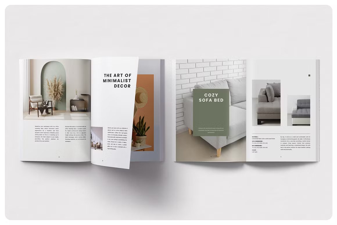 家居室内设计师和企业家A4杂志编辑Indesign/Canva模板 PION Editorial Interior Lookbook 幻灯图表 第5张-素材湾丨精选海外优质设计素材资源 家居室内设计师和企业家A4杂志编辑Indesign/Canva模板 PION Editorial Interior Lookbook 幻灯图表 sucaiwan.com