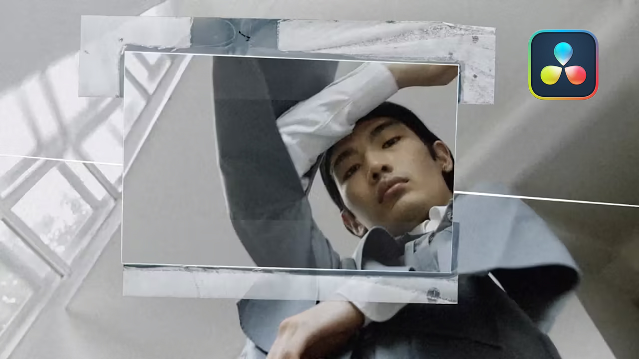 达芬奇模板：4K复古做旧撕纸拼贴破旧划痕转场过渡Torn Paper Transitions 影视音频 sucaiwan.com